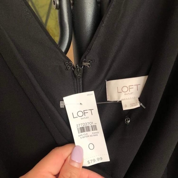 LOFT Black Jumpsuit - Picture 3 of 5